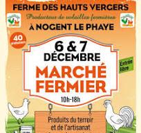 MARCHE FERMIER DES HAUTS VERGERS : C'est samedi 06 et dimanche 07 décembre 2025