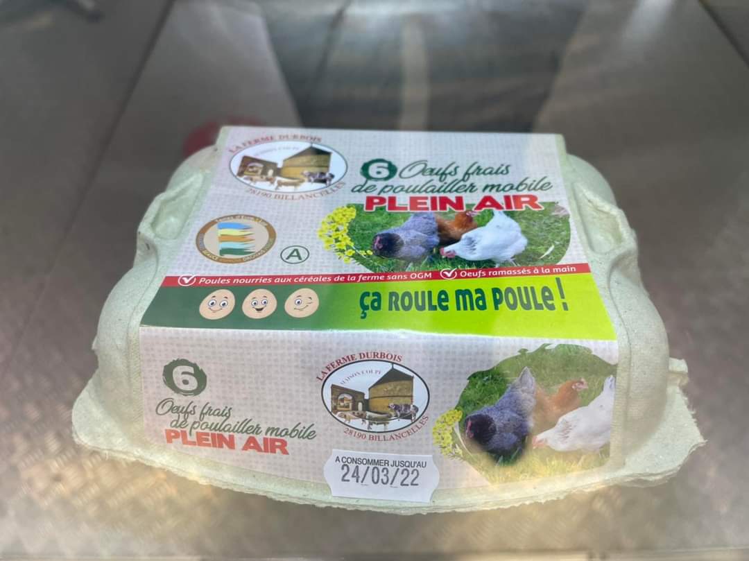 LES OEUFS FRAIS DELA FERME DURBOIS