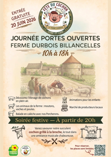 LA FETE DU COCHON  A LA FERME DURBOIS : LE  20 JUIN 2026