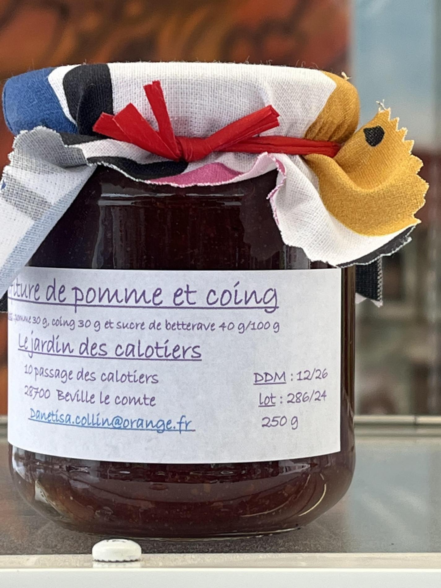 CONFITURE POMME COING