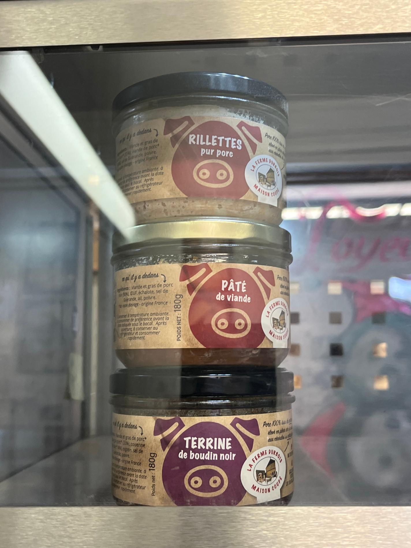 LOT de 3 TERRINES LA FERME DURBOIS