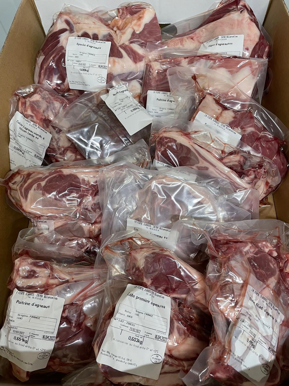 COLIS D'AGNEAU FERMIER