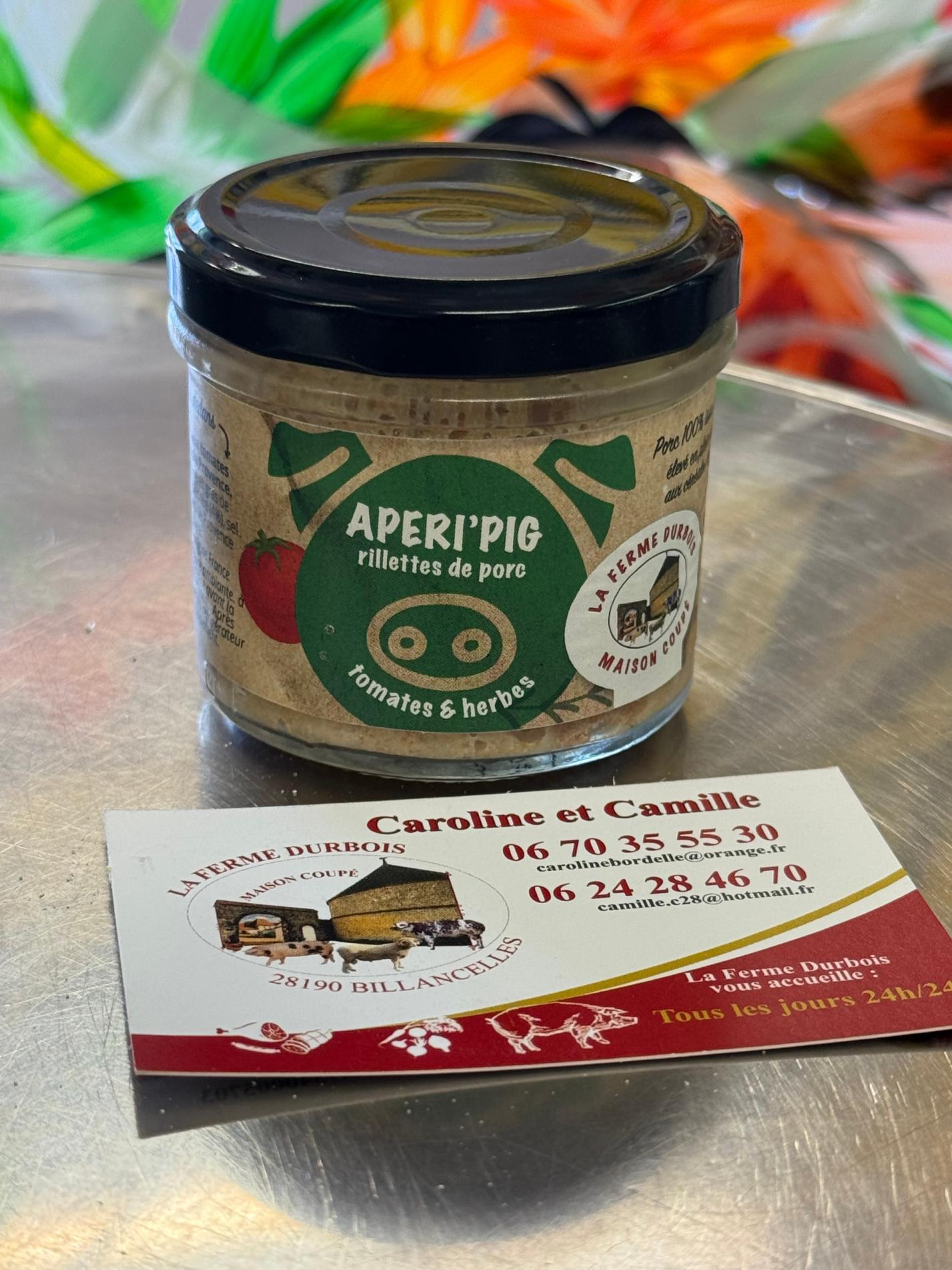 APERI PIG Rillettes aux citrons et thym