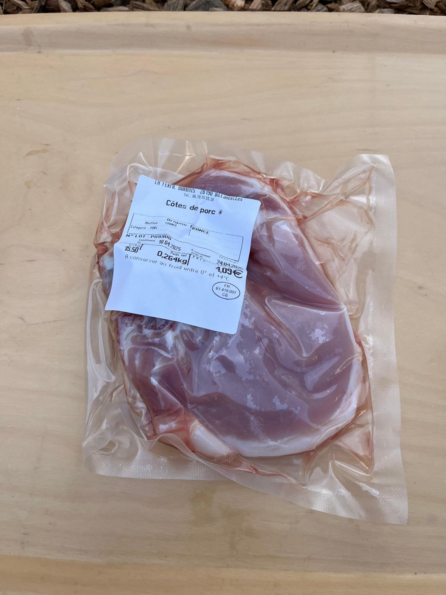 COTE DE PORC PREMIERE