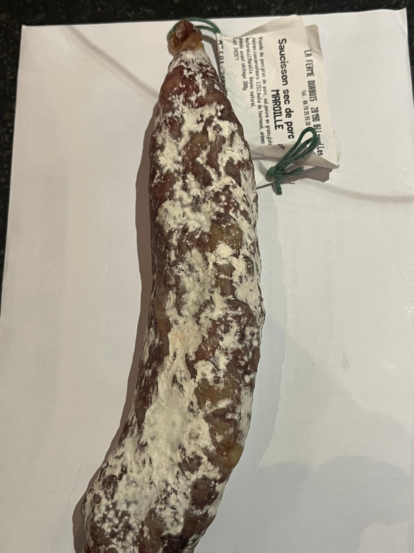 SAUCISSON SEC FERMIER AU MAROILLE