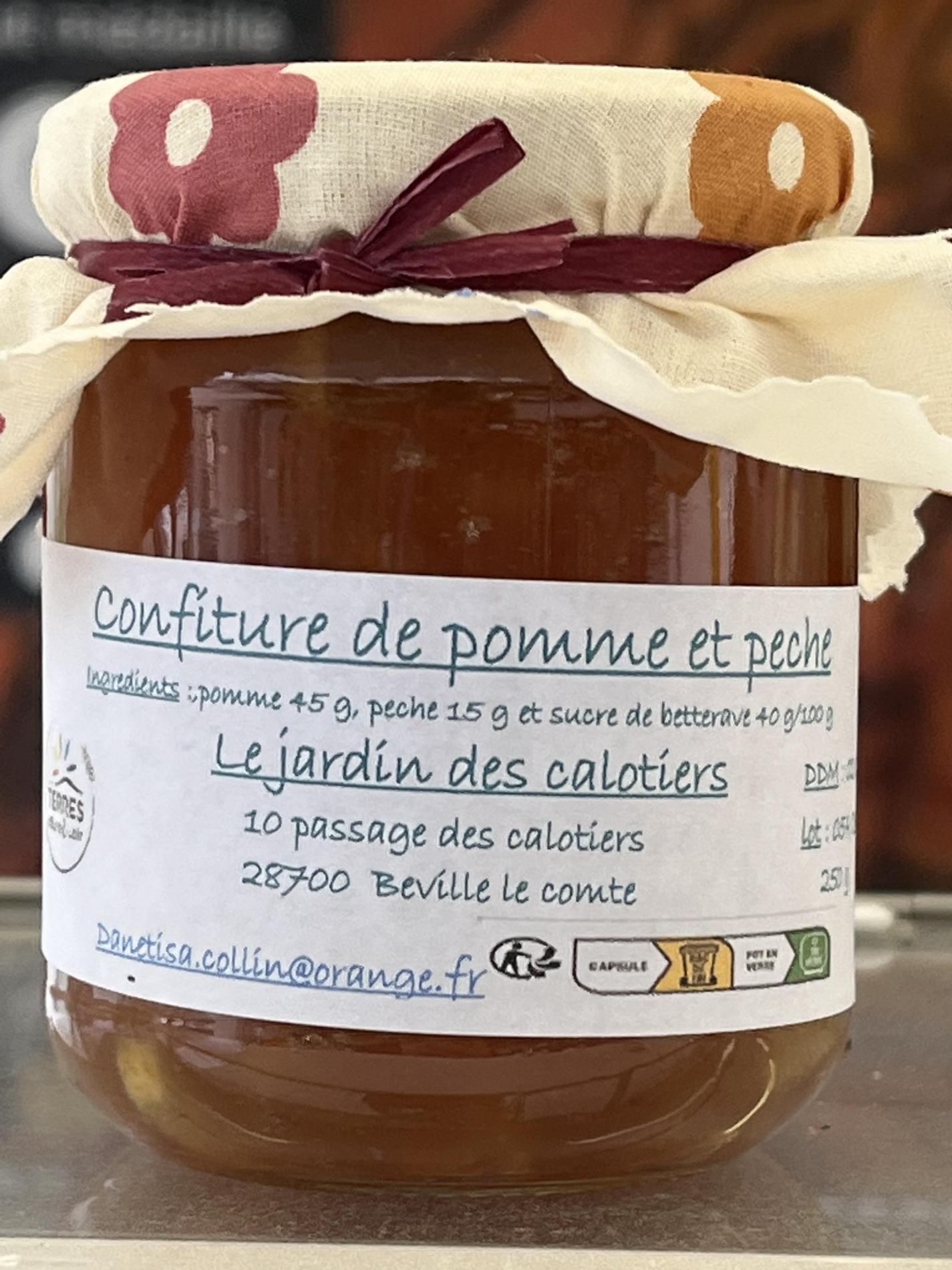 CONFITURE DE POMME ET PECHE
