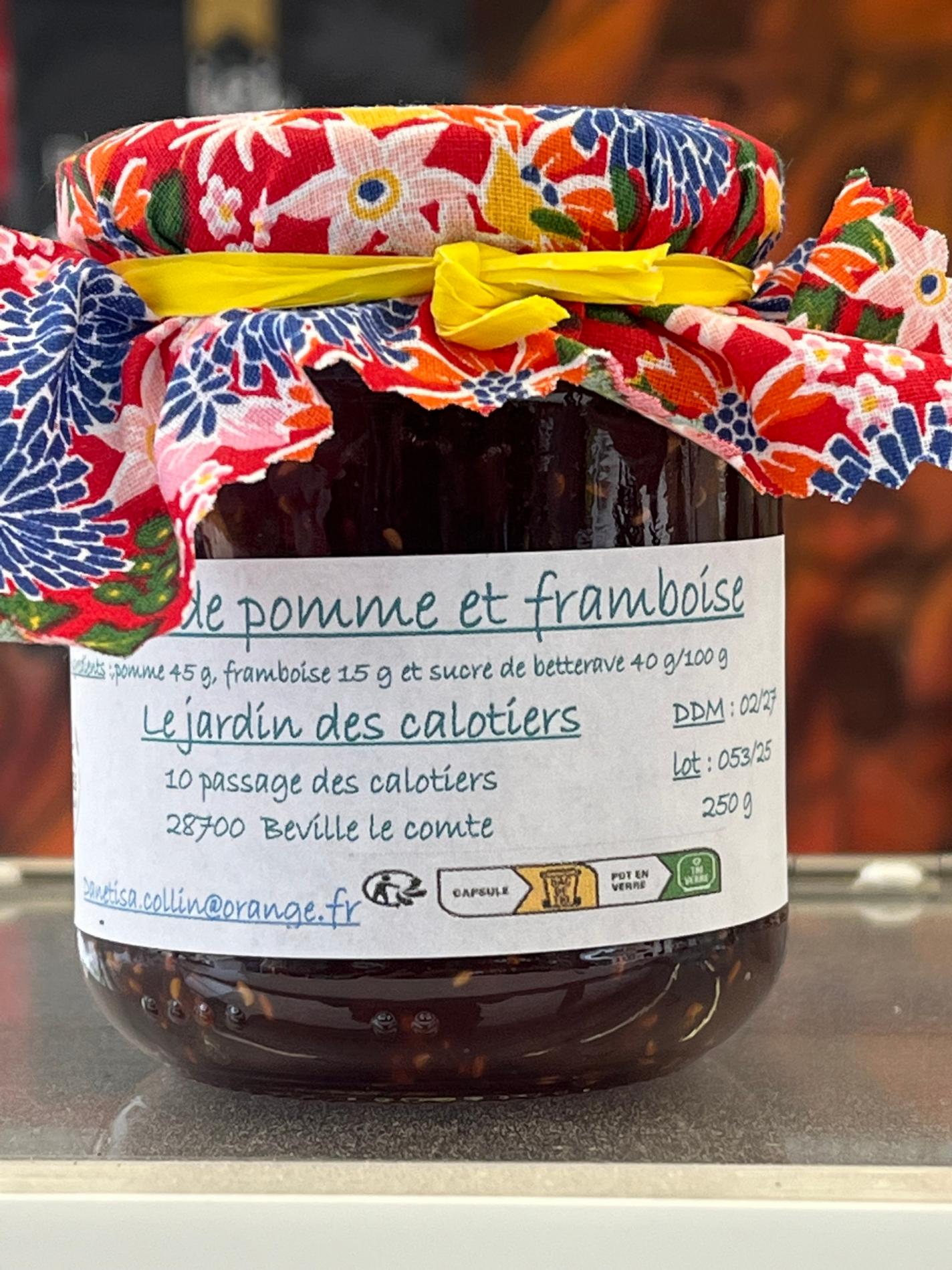 CONFITURE POMME FRAMBOISE